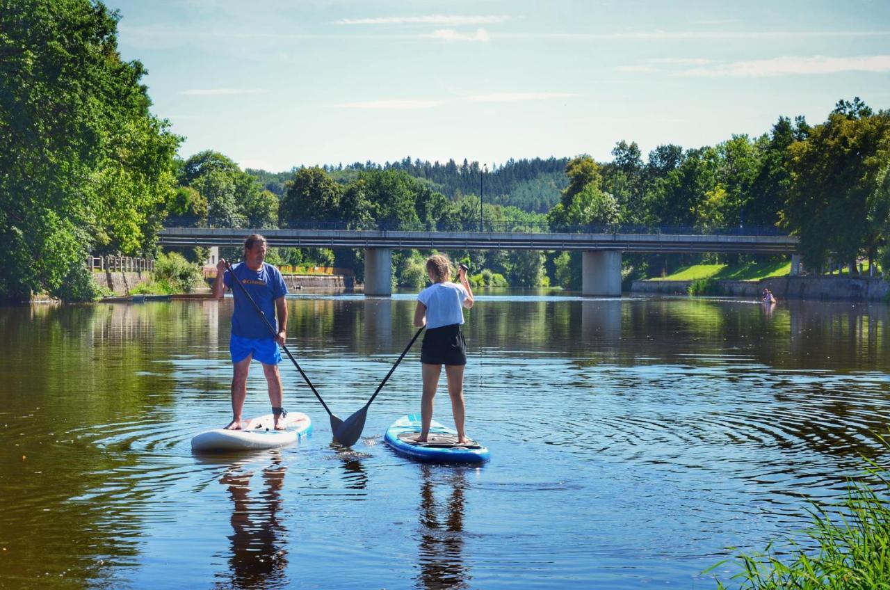 Camping Prima Hotell Týn nad Vltavou Eksteriør bilde