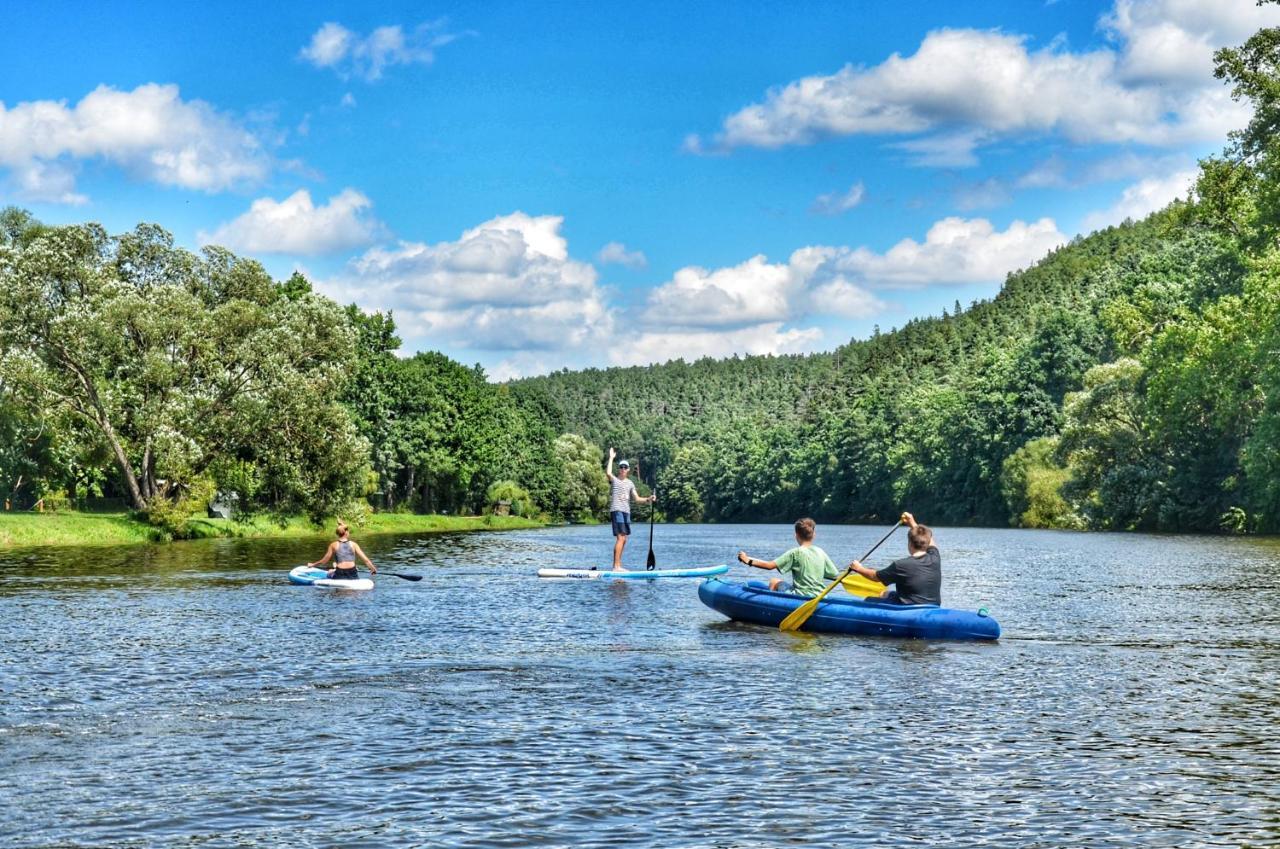 Camping Prima Hotell Týn nad Vltavou Eksteriør bilde