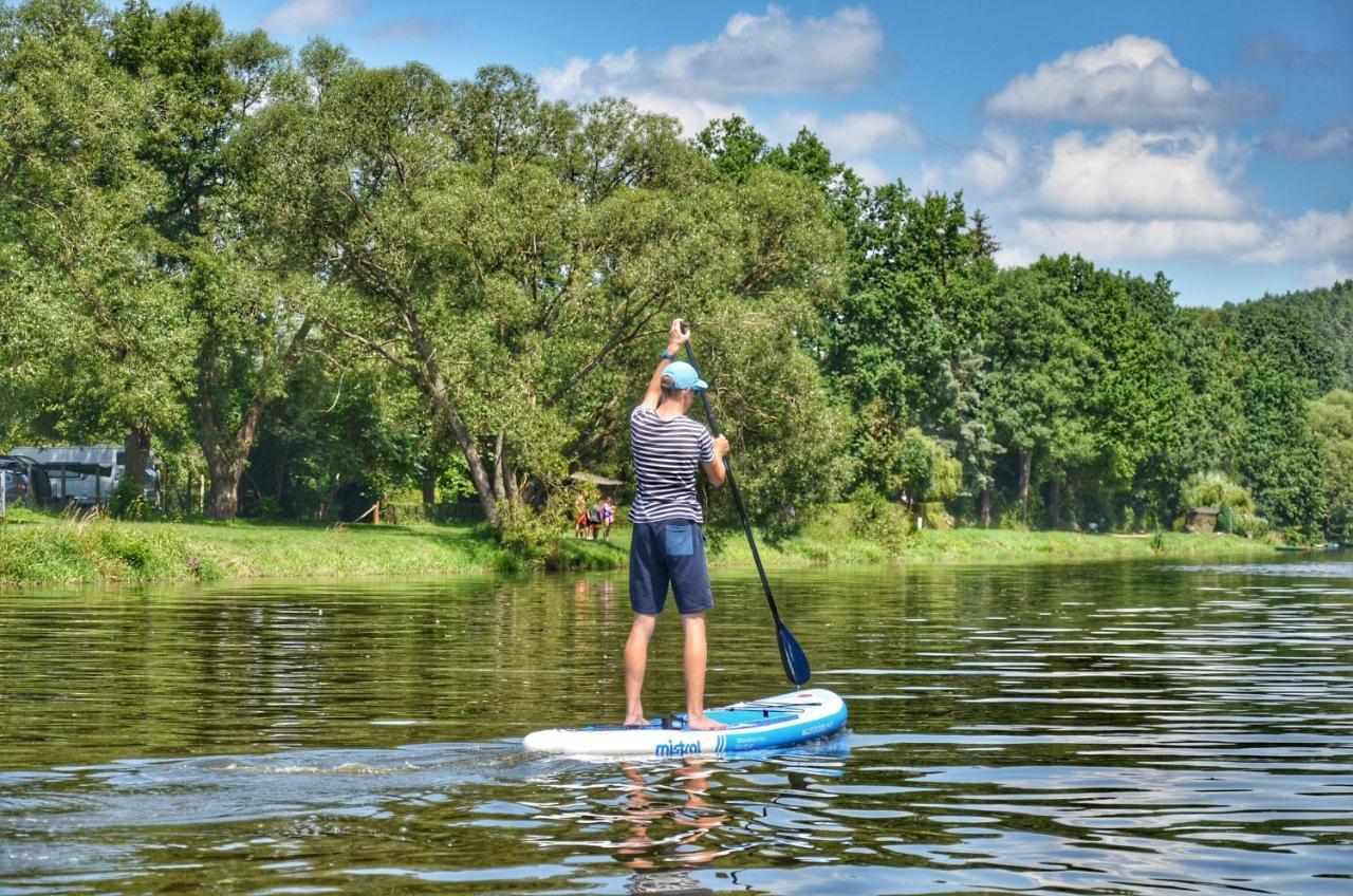 Camping Prima Hotell Týn nad Vltavou Eksteriør bilde